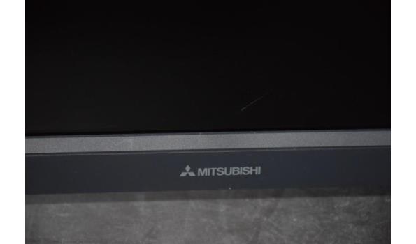 flatscreen tv MITSUBISHI, werking niet gekend, zonder afstandsbediening